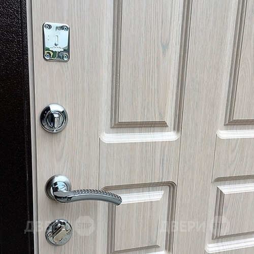 Входная металлическая Дверь Ратибор Комфорт Белёный дуб в Красноармейске