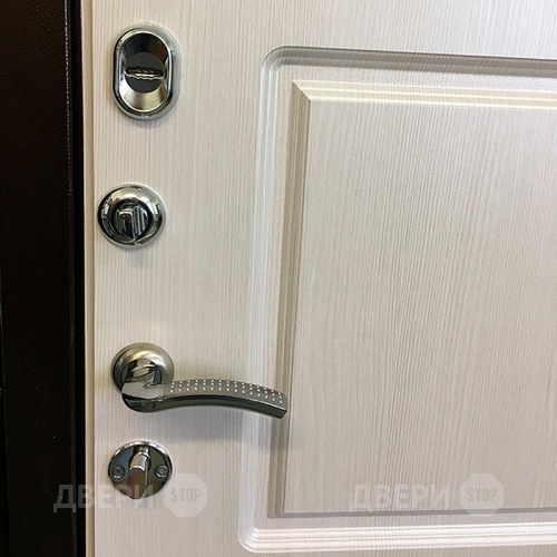 Входная металлическая Дверь Ратибор Трио Лиственница Беж в Красноармейске