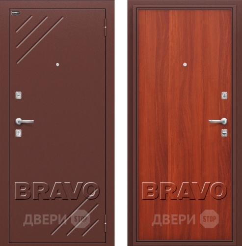Дверь Bravo Оптим Стандарт Итальянский Орех в Красноармейске