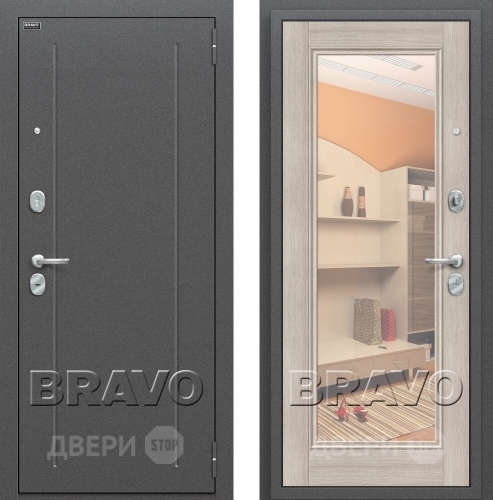 Входная металлическая Дверь Bravo Оптим Флэш Капучино в Красноармейске