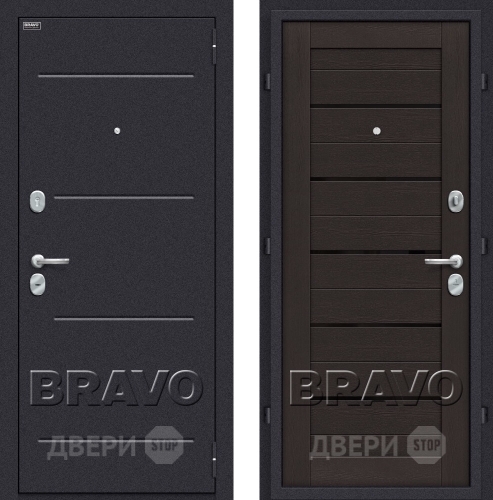 Входная металлическая Дверь Bravo Оптим Техно Eterno в Красноармейске