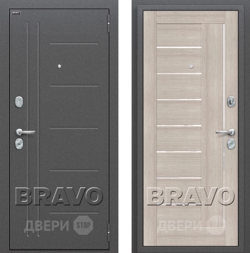 Входная металлическая Дверь Bravo Оптим Проф Капучино в Красноармейске