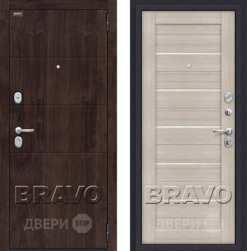 Входная металлическая Дверь Bravo Оптим Прайм Капучино в Красноармейске