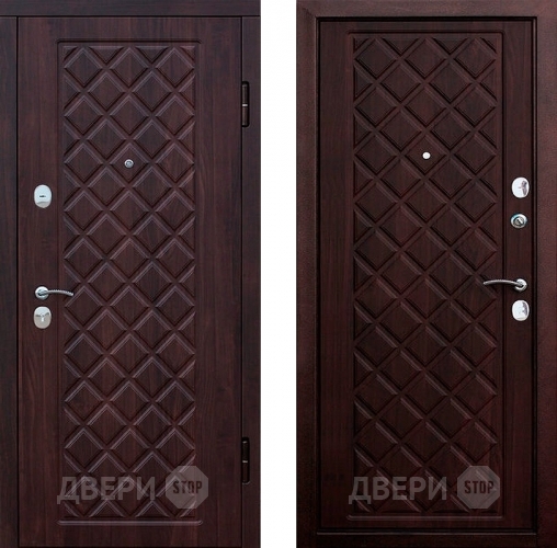 Входная металлическая Дверь Цитадель Kamelot Вишня темная в Красноармейске
