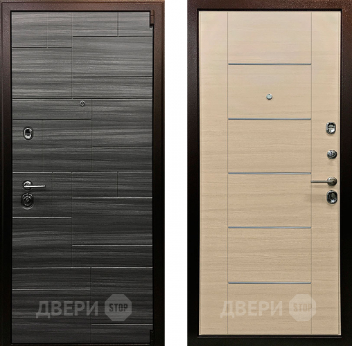 Входная металлическая Дверь Ратибор Омега 3К Акация поперечная в Красноармейске