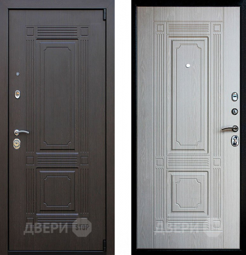 Входная металлическая Дверь  Йошкар Викинг Белёный  дуб в Красноармейске