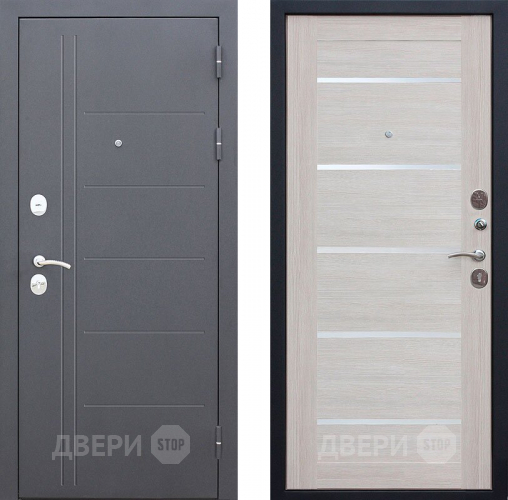 Входная металлическая Дверь Цитадель Троя 10см Серебро Лиственица беж в Красноармейске