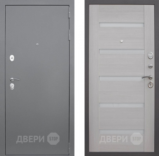 Входная металлическая Дверь Снедо Люкс Белая Лиственница 3К в Красноармейске