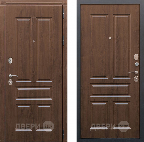 Входная металлическая Дверь Снедо Канцлер Винорит грецкий орех в Красноармейске