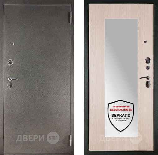 Входная металлическая Сейф-дверь Аргус ДА-17 Зеркало в Красноармейске