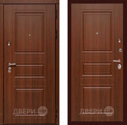 Входная металлическая Дверь Сударь МД-25 Орех бренди в Красноармейске