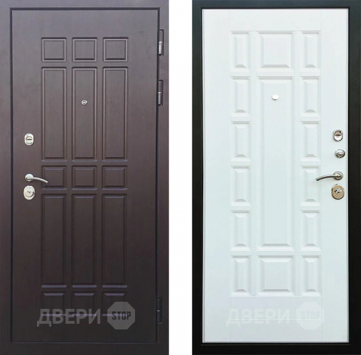 Дверь Шелтер (SHELTER) Квадро Белый ясень в Красноармейске