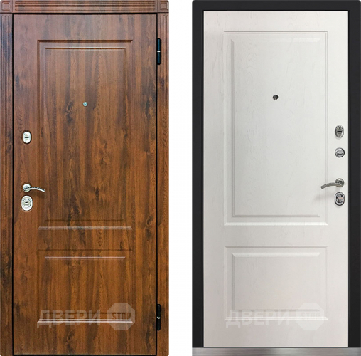 Входная металлическая Дверь Снедо V02 2К Альберо Браш Браун в Красноармейске