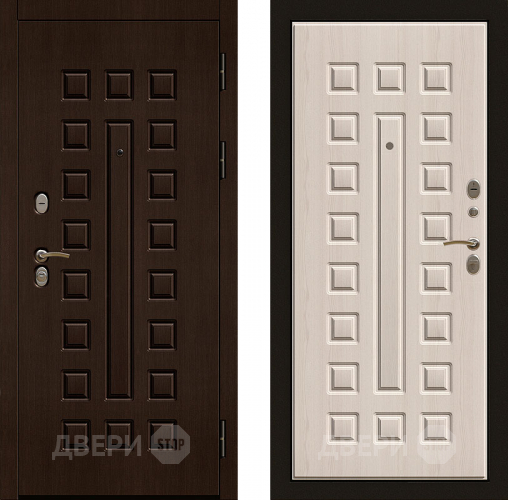 Входная металлическая Дверь Райтвер Р-Сенат Беленый Дуб в Красноармейске