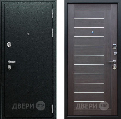 Входная металлическая Дверь Йошкар Соло Орех рифленый в Красноармейске