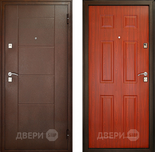 Входная металлическая Дверь Форпост Модель 73 Орех в Красноармейске