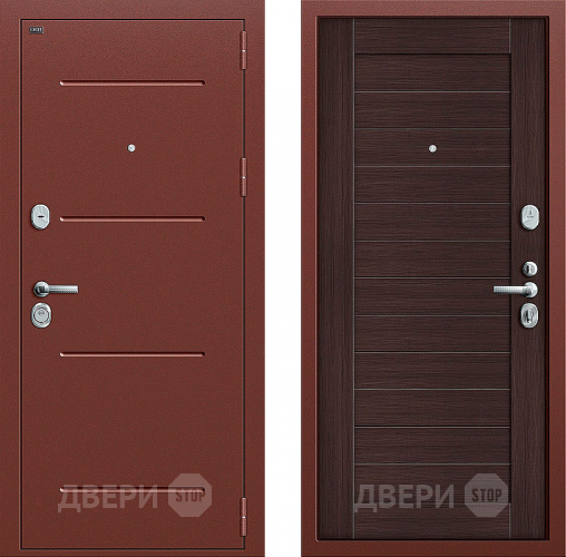 Входная металлическая Дверь Groff Т2-221 Wenge Veralinga в Красноармейске