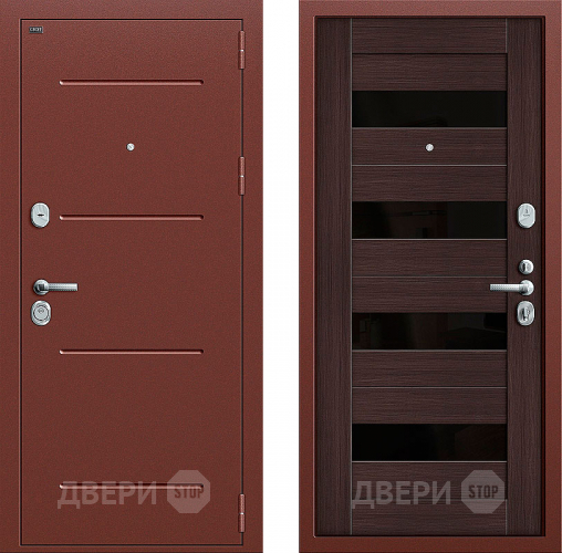 Входная металлическая Дверь Groff Т2-223 Wenge Veralinga в Красноармейске