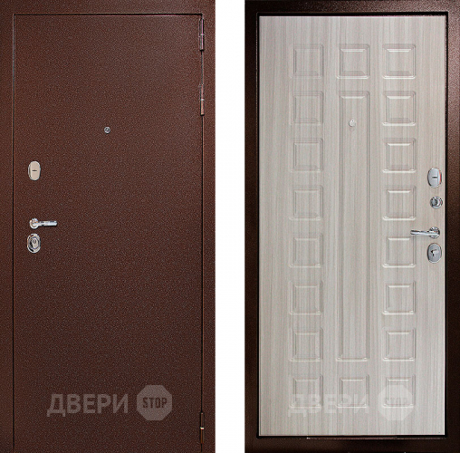 Входная металлическая Дверь Дверной Континент Рубикон - 1 Сандал Белый в Красноармейске