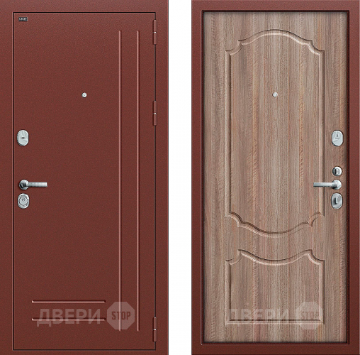 Входная металлическая Дверь Groff P2-210 Темный Орех в Красноармейске