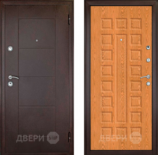 Входная металлическая Дверь Форпост Квадро Дуб золотой в Красноармейске