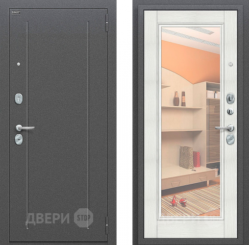 Входная металлическая Дверь Bravo Оптим Флэш Bianco Veralinga в Красноармейске