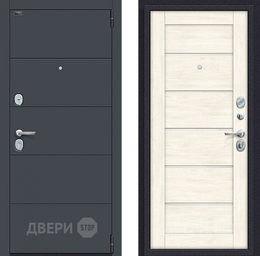 Входная металлическая Дверь Bravo Порта S-3 4/Л22 Nordic Oak в Красноармейске