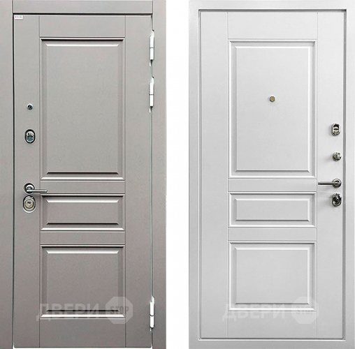 Дверь Ратибор Лондон 3К Грей софт/Белый софт в Красноармейске