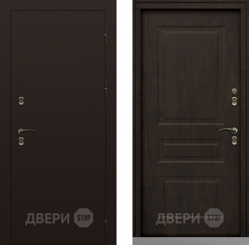Входная металлическая Дверь Сибирь Термо-Стандарт тиковое дерево в Красноармейске