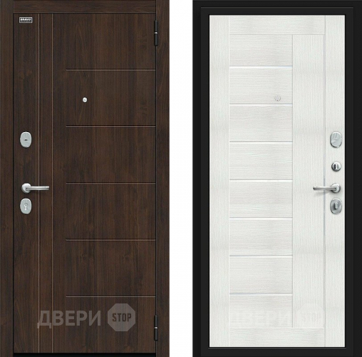 Входная металлическая Дверь Bravo Морден Kale Almon/Bianco Veralinga в Красноармейске