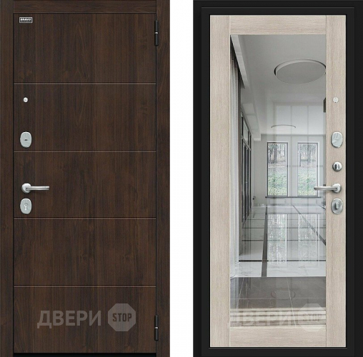 Входная металлическая Дверь Bravo Флэт Kale Almon/Cappuccino Veralinga в Красноармейске