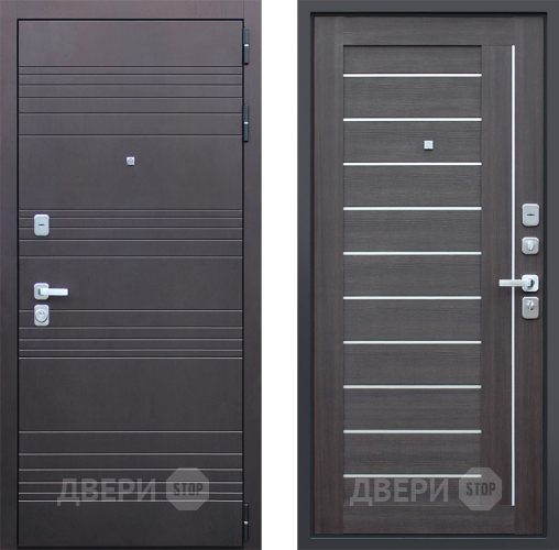Входная металлическая Дверь Йошкар Дуэт Орех рифленый в Красноармейске