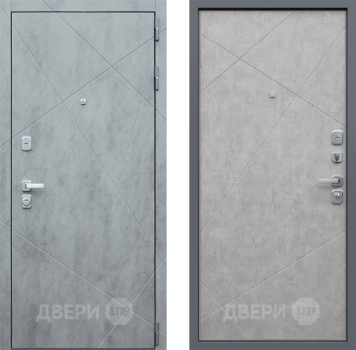 Входная металлическая Дверь Йошкар Дуэт-Б Бетон Светлый в Красноармейске