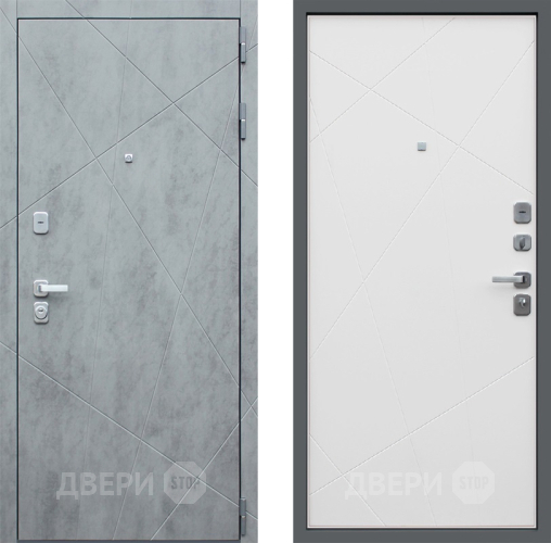 Входная металлическая Дверь Йошкар Дуэт-Б Белый Матовый в Красноармейске