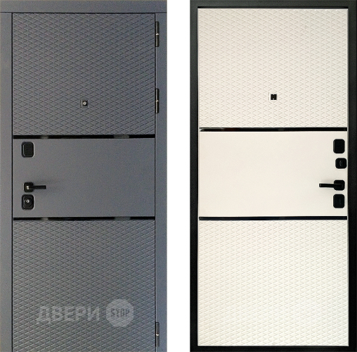 Входная металлическая Дверь (Дверной Континент) Диамант Софт айс в Красноармейске