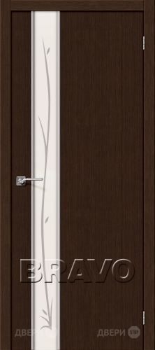 Межкомнатная дверь Глейс-1 Twig (3D Wenge) в Красноармейске