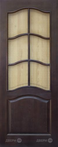 Межкомнатная дверь 7-ПО темный лак в Красноармейске