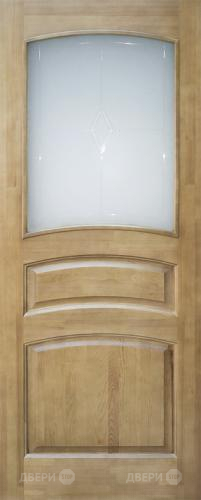 Межкомнатная дверь 16-ПО светлый лак в Красноармейске