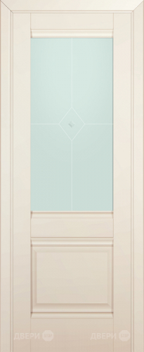 Межкомнатная дверь ProfilDoors 2U магнолия-сатинат (матовое) в Красноармейске