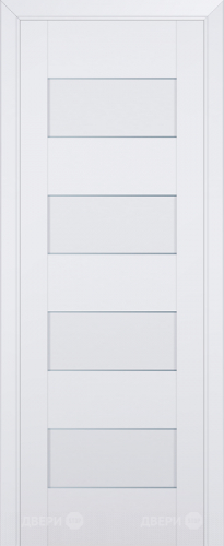 Межкомнатная дверь ProfilDoors 45U аляска частично остекленная (графит) в Красноармейске