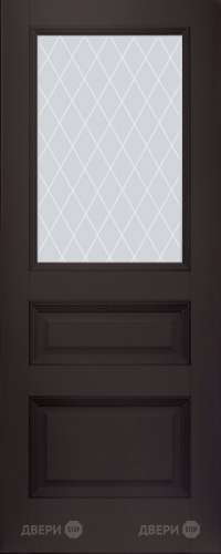 Межкомнатная дверь ProfilDoors 67U темно-коричневый (ромб) в Красноармейске