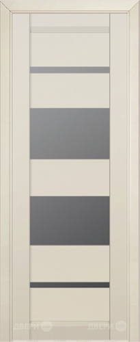 Межкомнатная дверь ProfilDoors 72U магнолия сатинат (графит) в Красноармейске