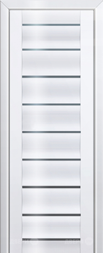 Межкомнатная дверь ProfilDoors 76L белый люкс (графит) в Красноармейске