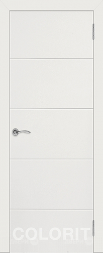 Межкомнатная дверь Граффити 2 ПГ белая эмаль в Красноармейске