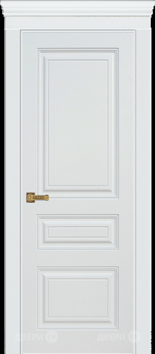Межкомнатная дверь Троя ПГ белая эмаль в Красноармейске