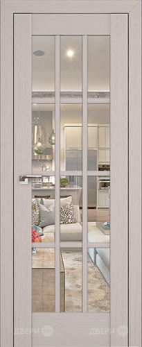 Межкомнатная дверь ProfilDoors 102X пекан белый (матовое) в Красноармейске