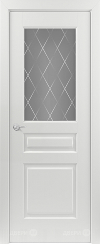Межкомнатная дверь Ампир ПО RAL 9003 (ромб) в Красноармейске