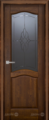 Межкомнатная дверь Лео ПО античный орех в Красноармейске