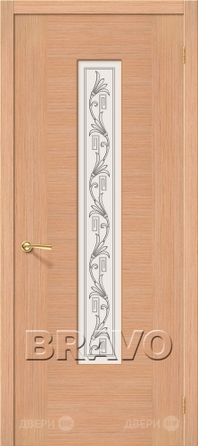 Межкомнатная дверь со стеклом Рондо (Дуб) в Красноармейске