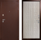 Входная металлическая Дверь Дверной Континент Рубикон - 1 Сандал Белый в Красноармейске